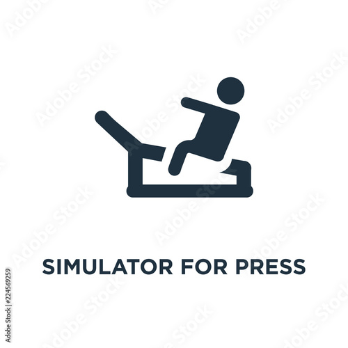 simulator for press icon