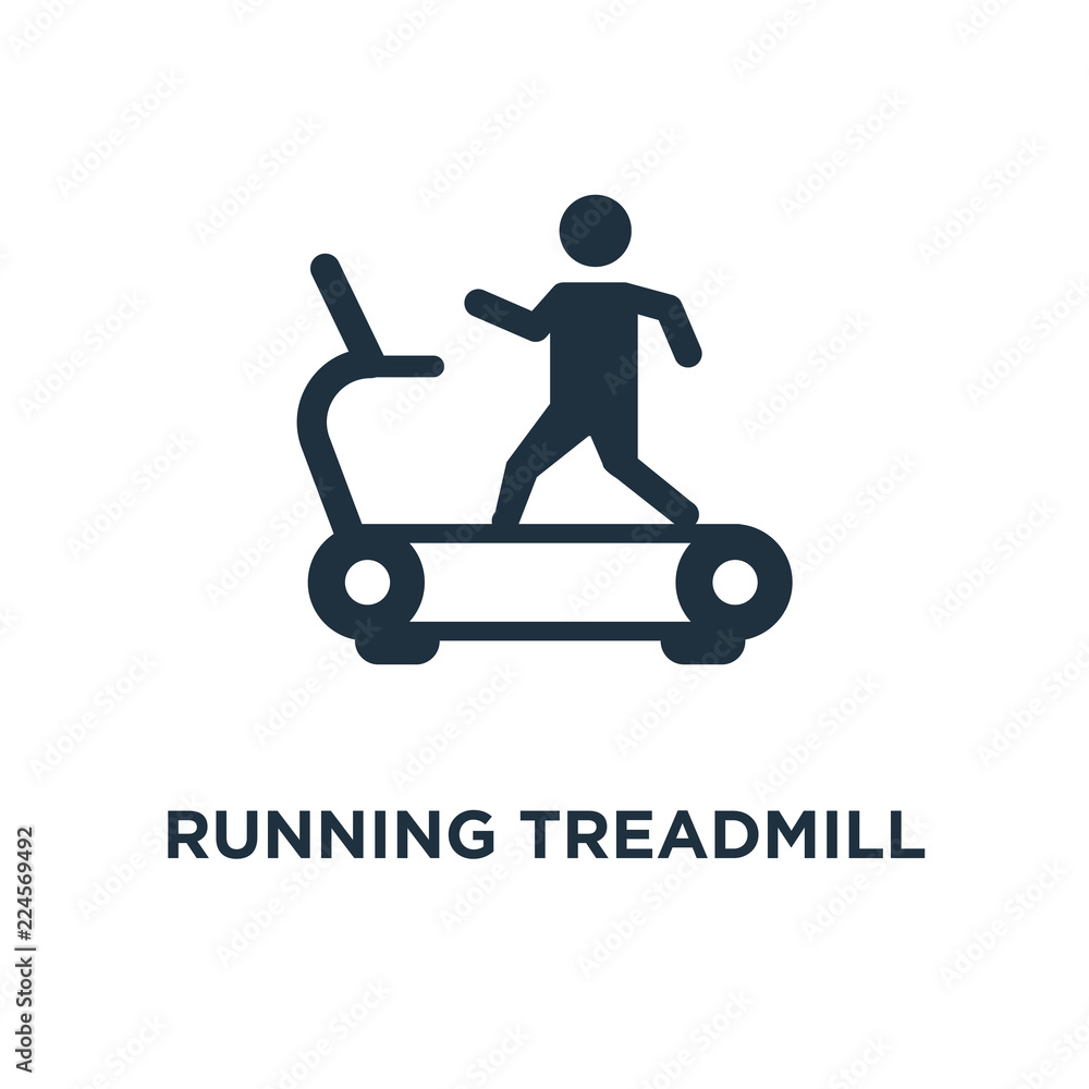running treadmill icon running treadmill icon
