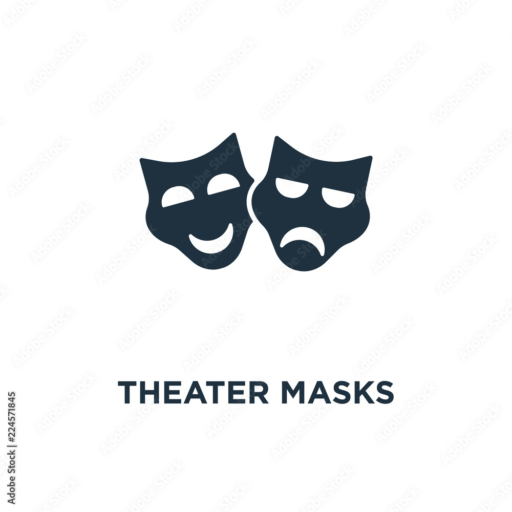 theater masks icon theater masks icon