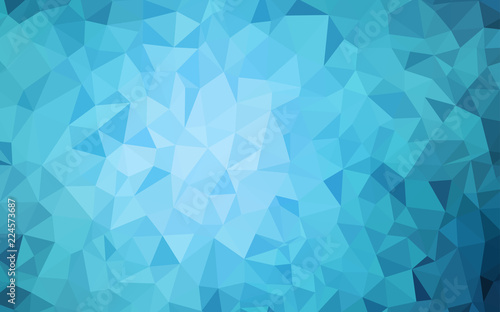 Light BLUE vector abstract mosaic pattern.