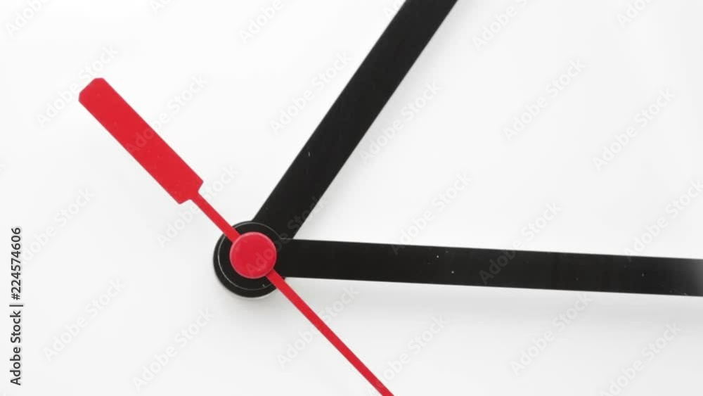 clock on white background with copy space for text clock on white background with copy space for text
