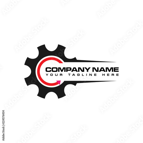logo gear, motor sport logo, logo workshop. dealer logo, logo truck, mechanical logo