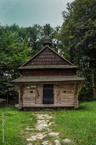 drewniana chata, Ukraina, lwow © Urszula