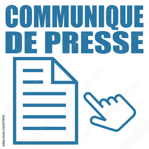Logo communiqué de presse.