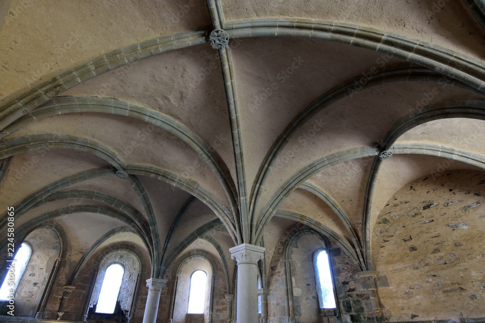 Architecture de l'abbaye de Beauport en Bretagne