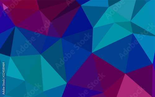 Light Blue  Red vector low poly texture.