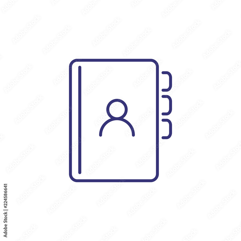 Address book, contact, contacts, email, mail, square, uol icon - Free  download