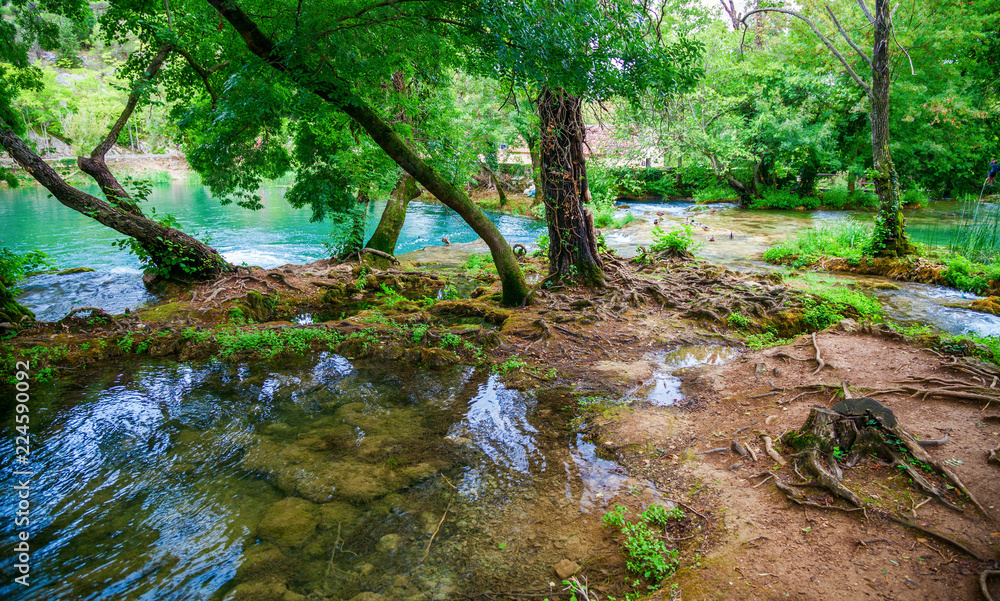 Obraz premium wild landscape in Krka National Park
