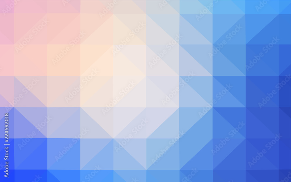 Obraz premium Dark Purple vector shining triangular backdrop.