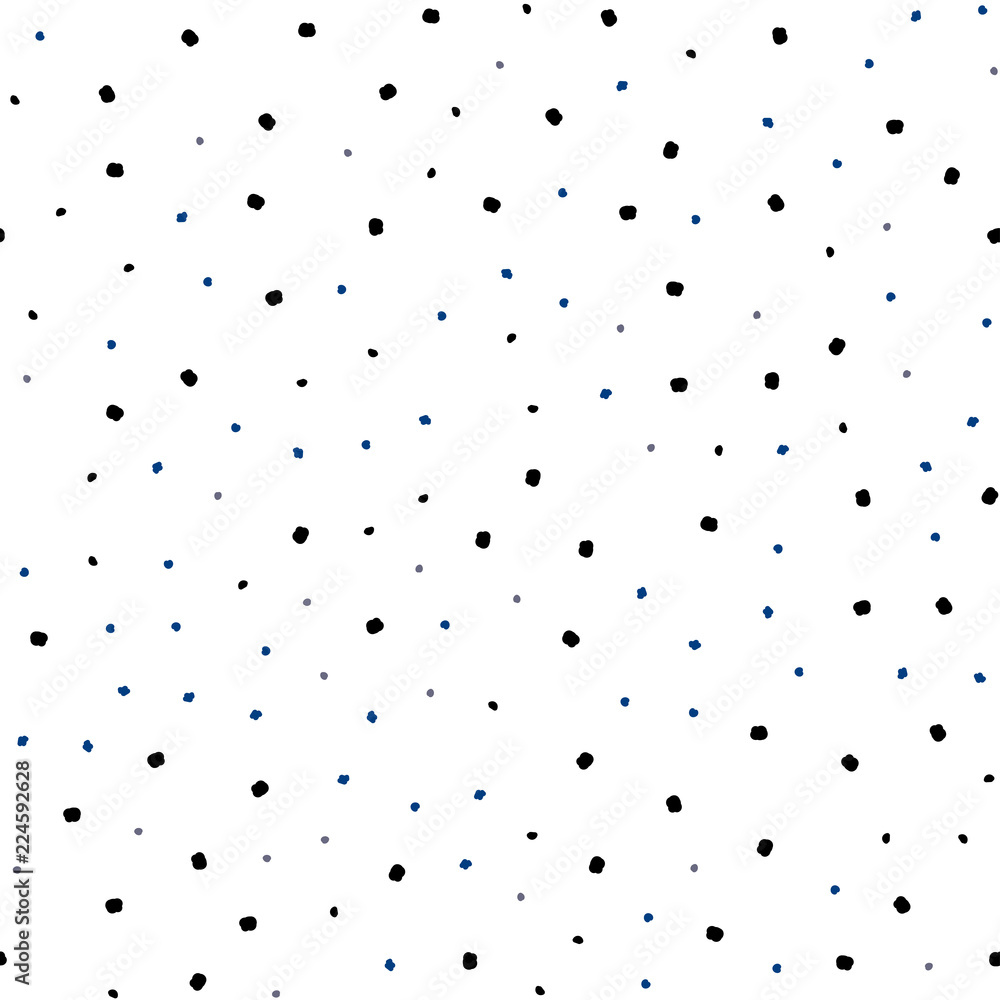 Dark BLUE vector seamless template with circles. Dark BLUE vector seamless template with circles.