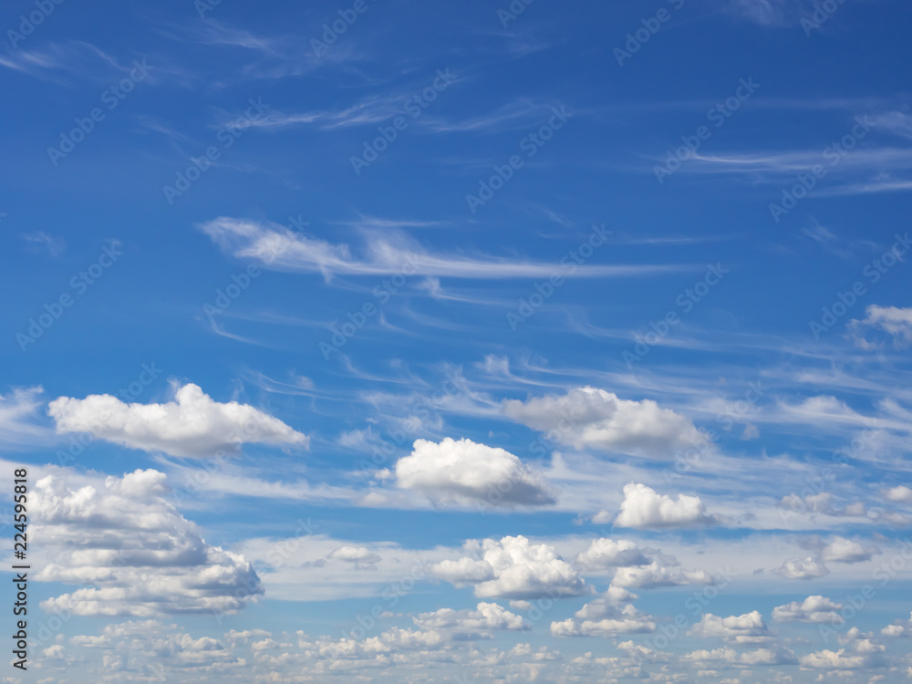 Fototapeta premium clouds in the blue sky