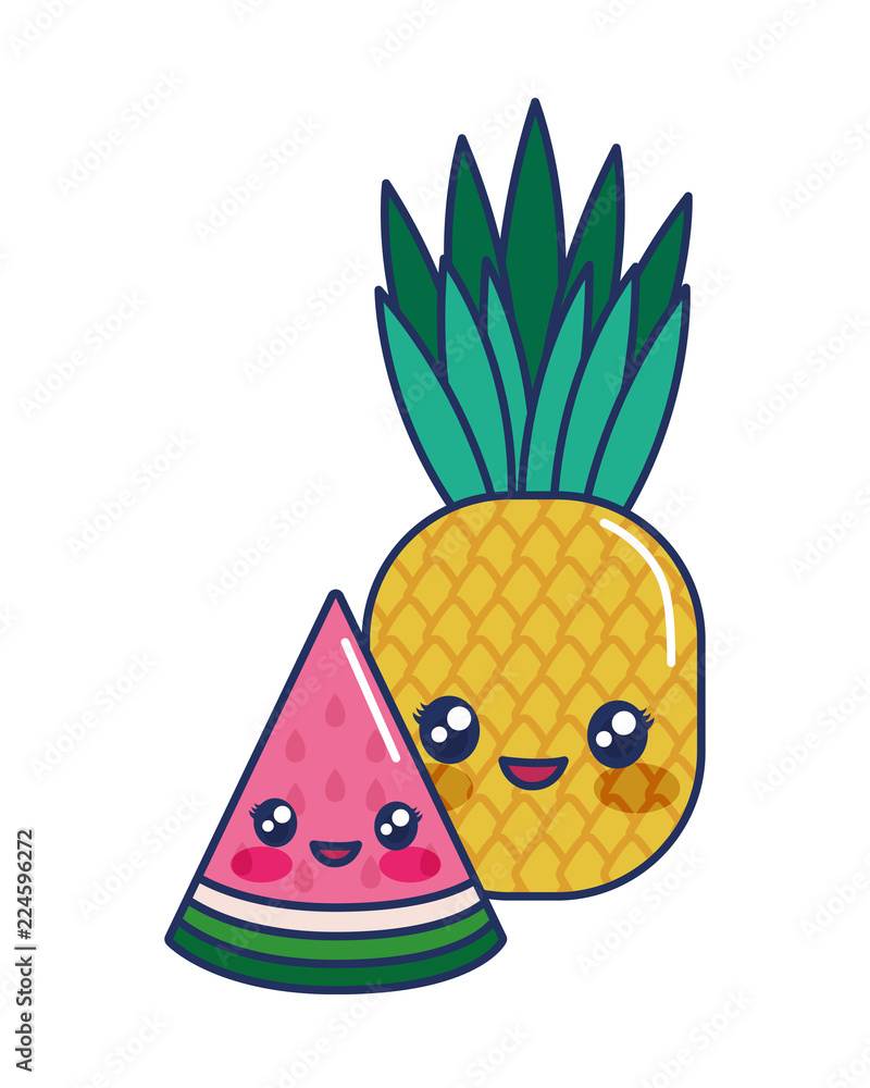 Ventilateur portatif forme fruit ananas – LE VILLAGE KAWAII