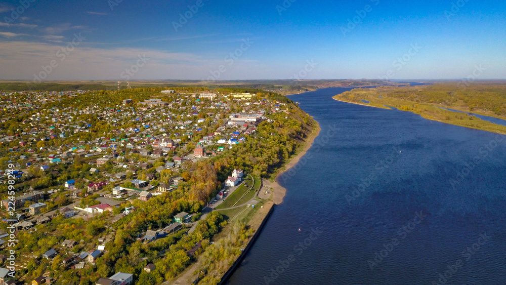 Obraz premium Sarapul and Kama river