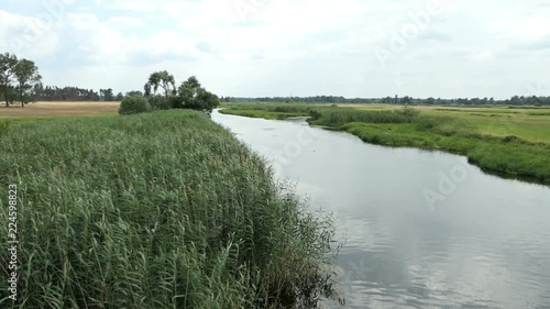 Havel river landscape at summer time in Havelland (Brandenburg germany) photo