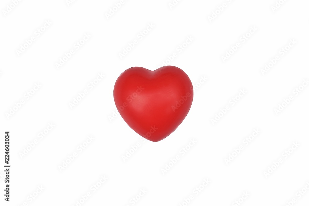 Shape of Red Heart,Desing for Japan nation flag.Concept of Love and Health care.World heart day,World health day.Valentine's day.Heart isolated on white background.
