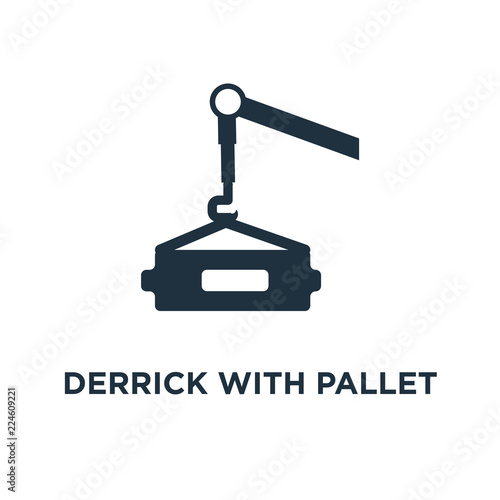 derrick with pallet icon