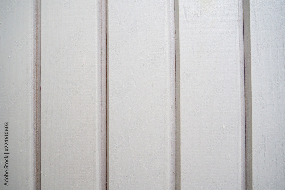 Vertical white wooden planks background