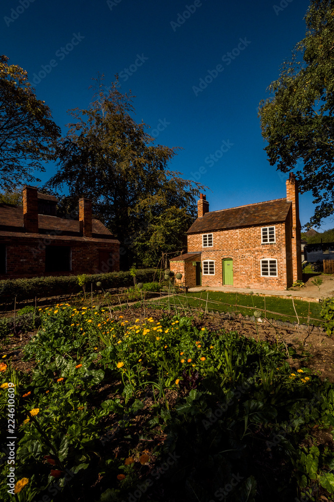 traditional english brick built cottage