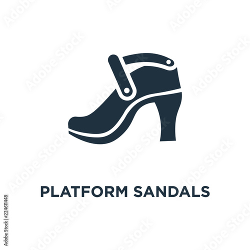 platform sandals icon