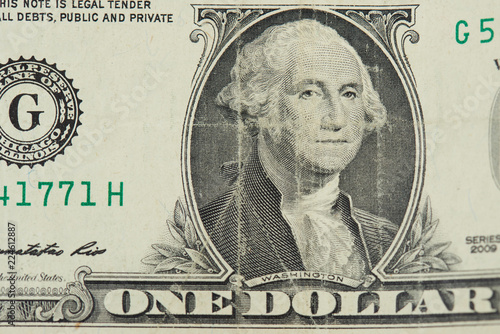 One old dollar bill