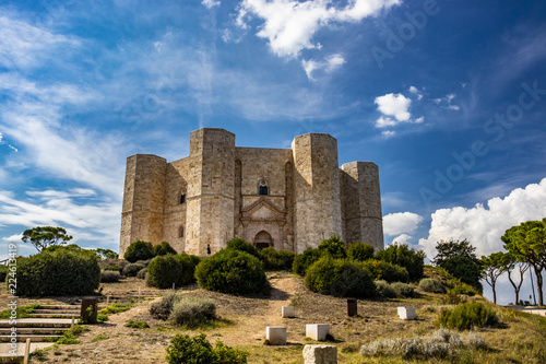 Castel del Monte, the famous and mysterious octagonal castle built in 13th century by Emperor Frederick II photo