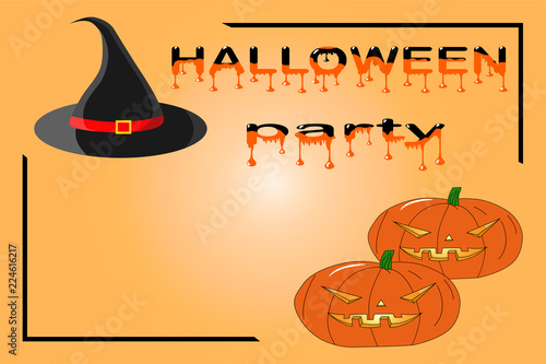 Halloween party invitation