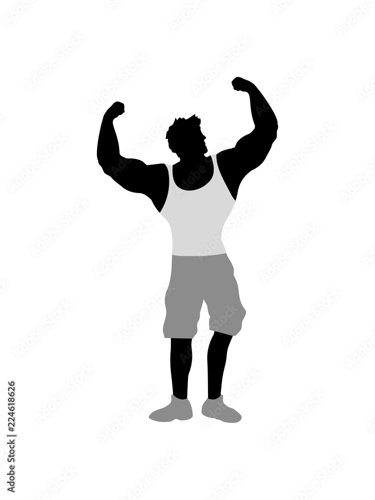 muskeln posen text clipart design training bodybuilder fitness stark sexy cool mann