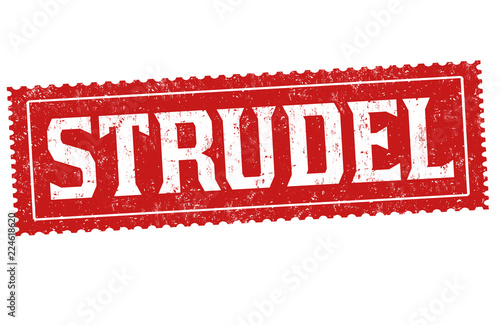 Strudel sign or stamp