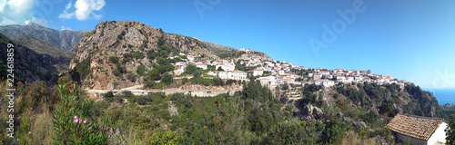 Panoramic view of Dherme, Albania