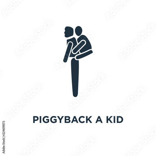 piggyback a kid icon