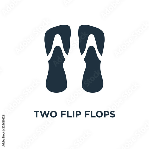 two flip flops icon