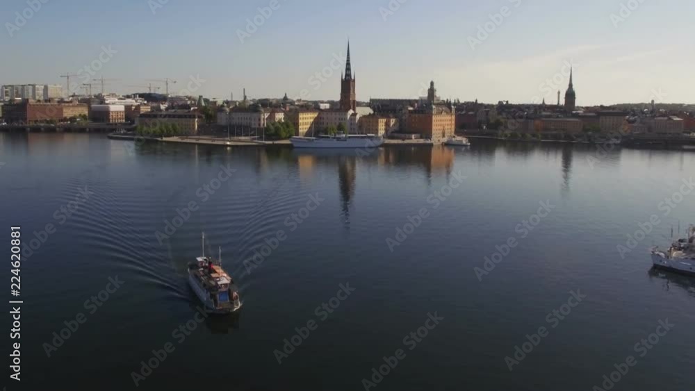 Aerial view of Stockholm City Aerial view of Stockholm City
