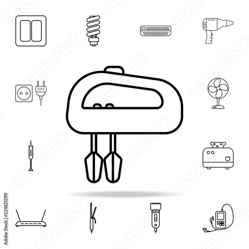 kitchen mixer icon. Appliances icons universal set for web and mobile