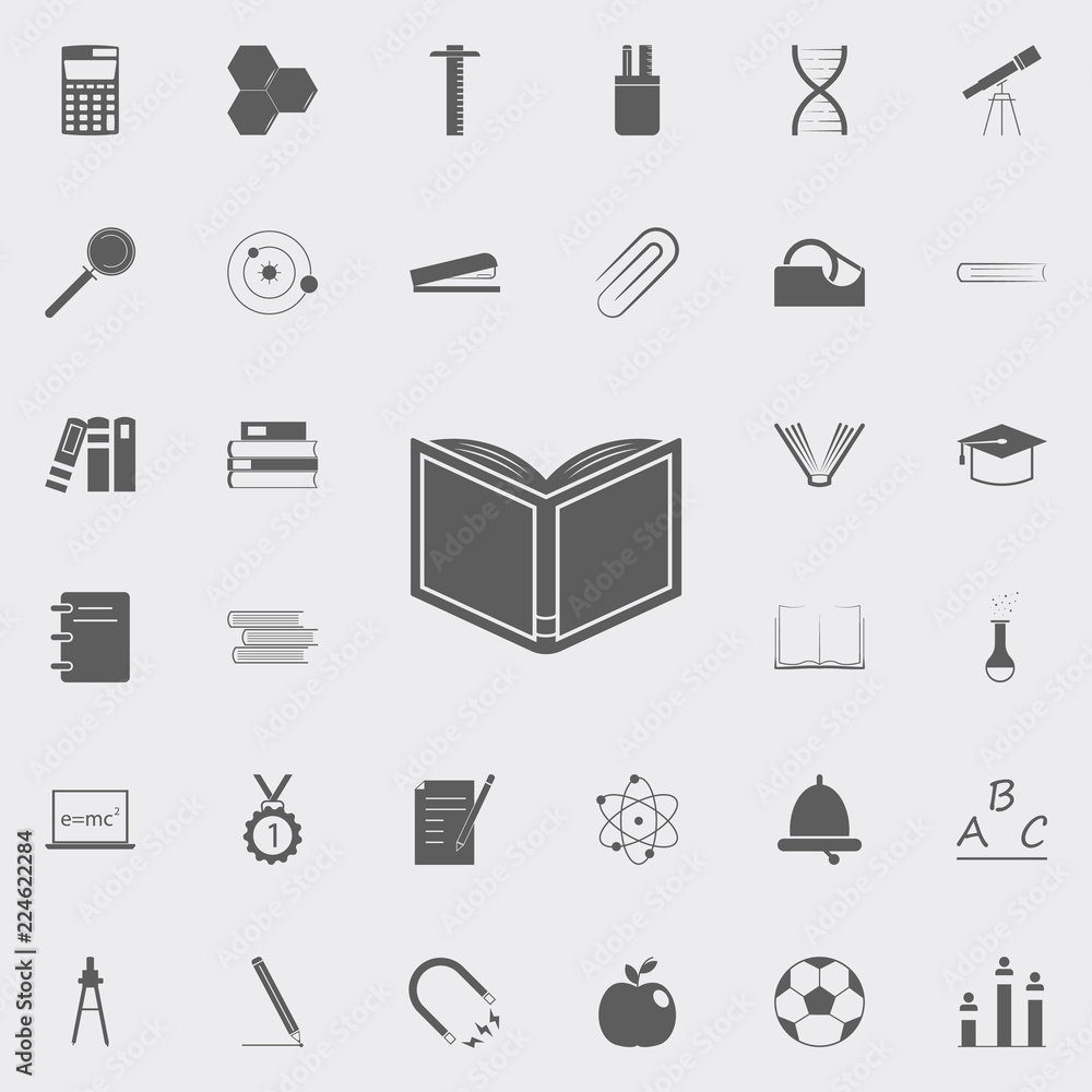 open book icon. Education icons universal set for web and mobile open book icon. Education icons universal set for web and mobile