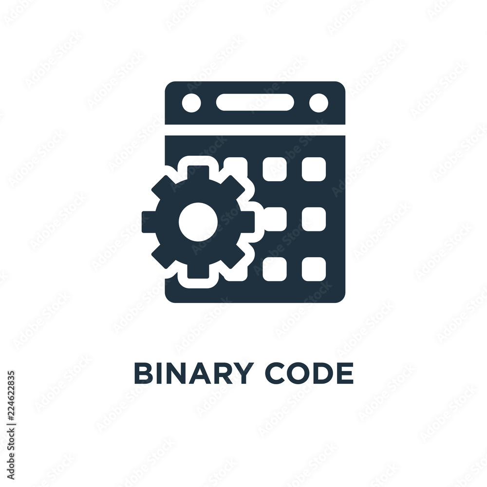 binary code icon binary code icon