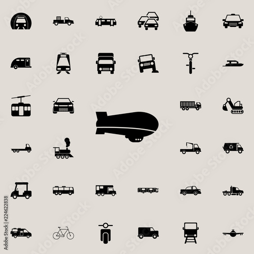 airship icon. transport icons universal set for web and mobile