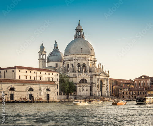 Venice, Italy: Basilica Santa Maria della Salute, view from Grand Canal