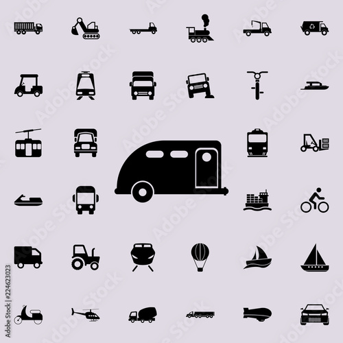 car trailer icon. transport icons universal set for web and mobile