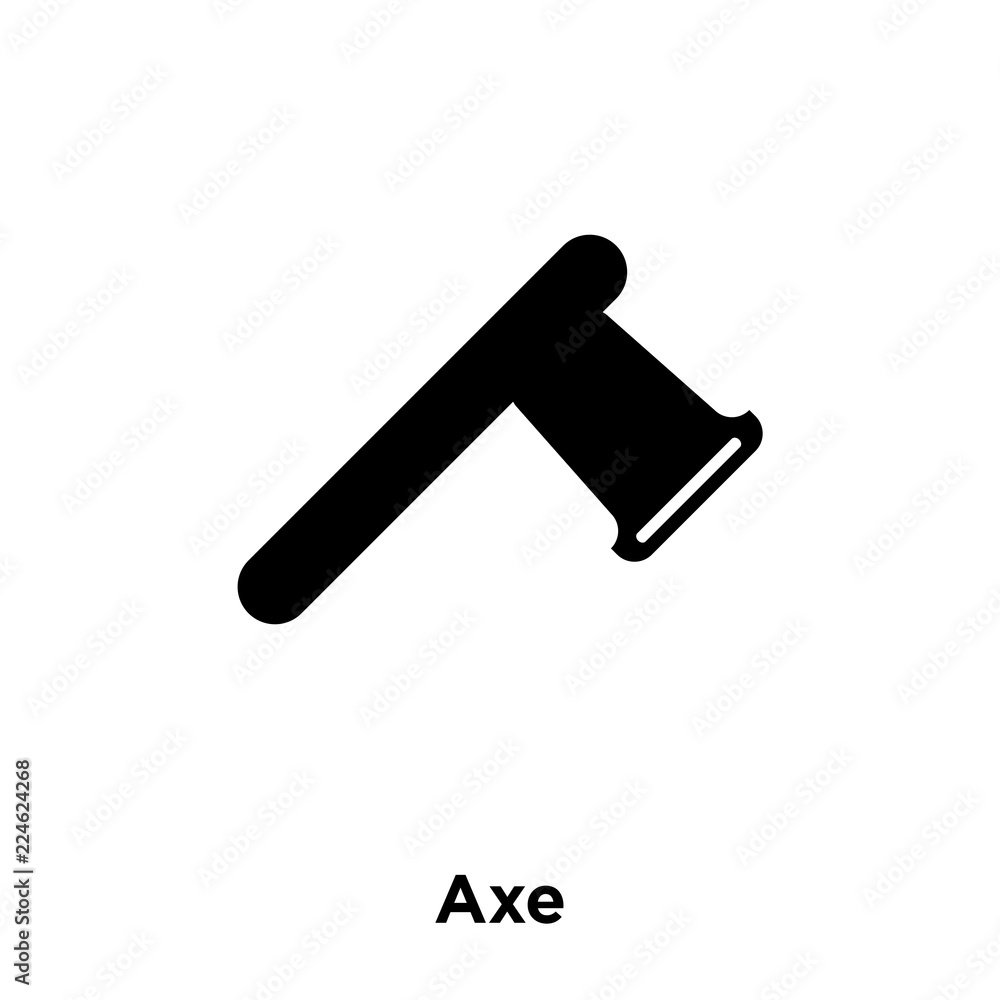 axe icon vector isolated on white background, logo concept of axe sign on transparent background, black filled symbol icon axe icon vector isolated on white background, logo concept of axe sign on transparent background, black filled symbol icon