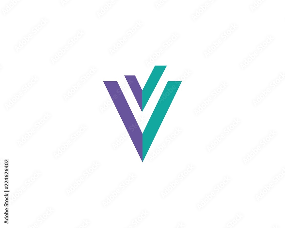 V Letter Logo Template vector illustration design V Letter Logo Template vector illustration design