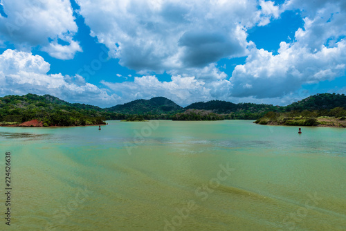 Blue Green Waters of Gatun Lake photo