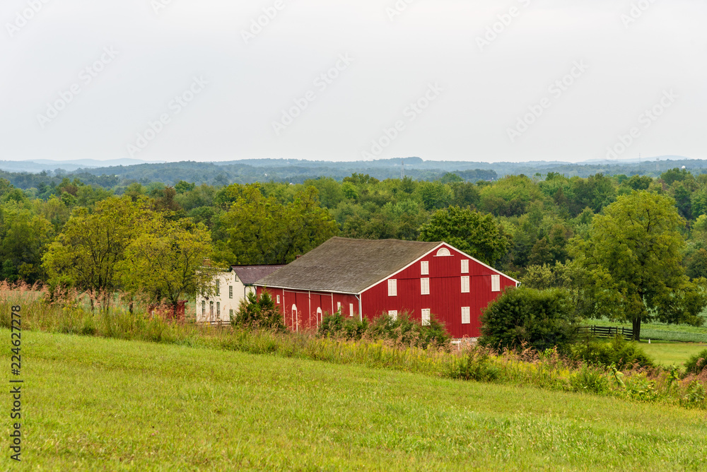 Red Barn on Gettysburg Farmland