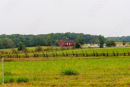 Red Barn on Gettysburg Battlefield