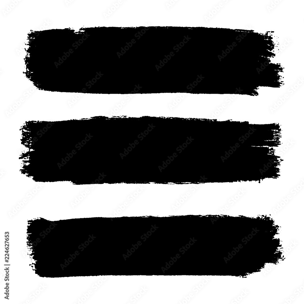 Vector set of hand drawn brush strokes, stains for backdrops. Monochrome design elements set. One color monochrome artistic hand drawn backgrounds. Vector set of hand drawn brush strokes, stains for backdrops. Monochrome design elements set. One color monochrome artistic hand drawn backgrounds.