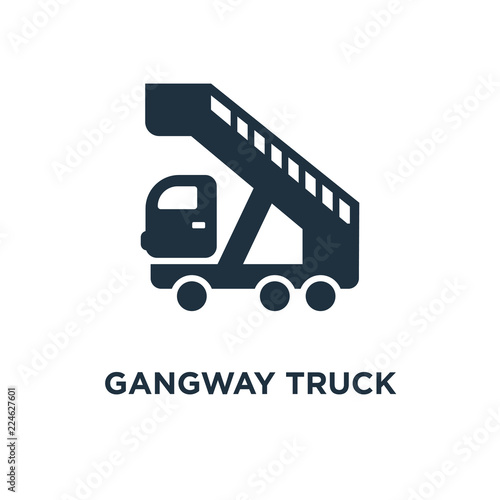 gangway truck icon