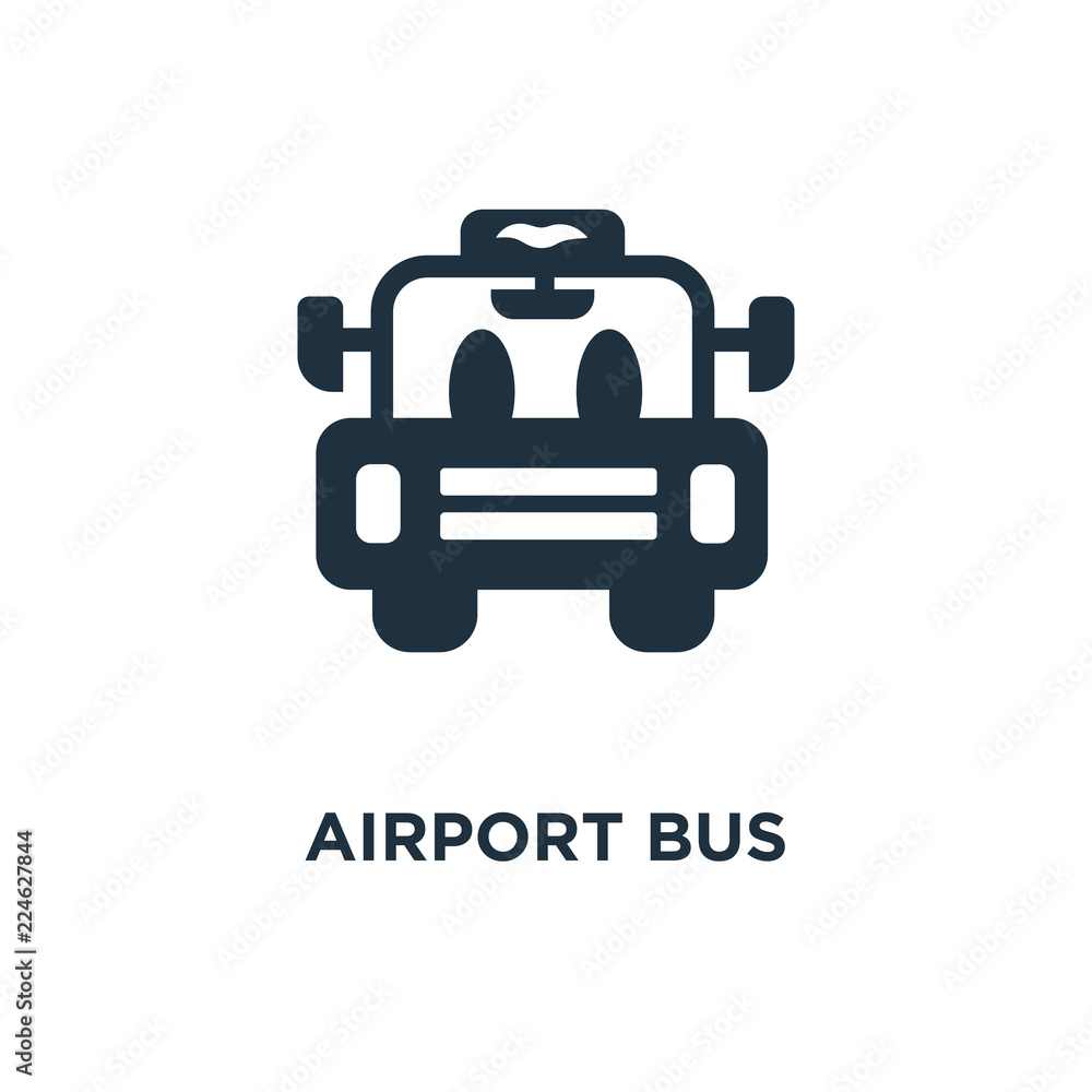 Obraz premium airport bus icon