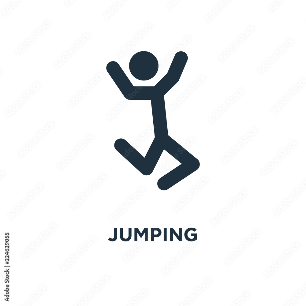 jumping icon jumping icon