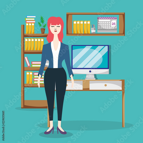 Businesswoman at office