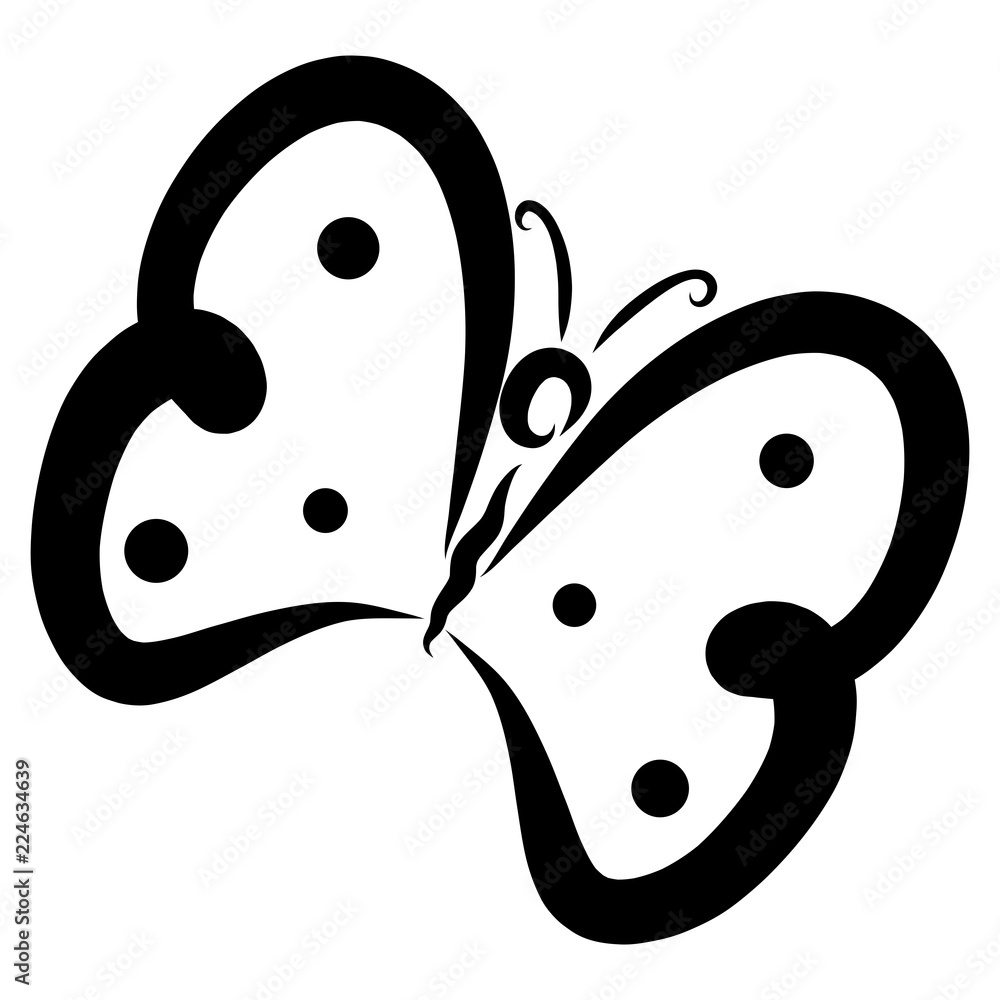 Sweet flying butterfly, wings similar to the heart Sweet flying butterfly, wings similar to the heart