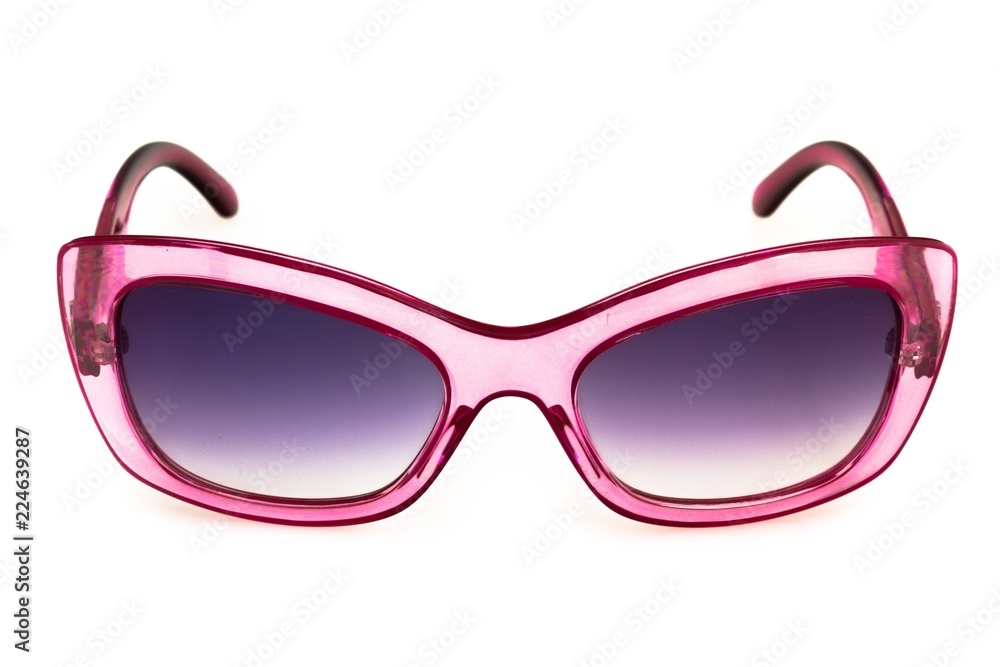 Shady Sunglasses With Transparent Pink Rims Shady Sunglasses With Transparent Pink Rims